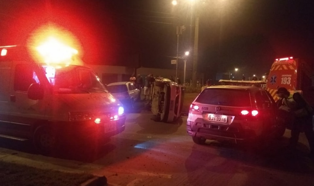 Motorista embriagado provoca colisão em Morro da Fumaça e dois ficam feridos