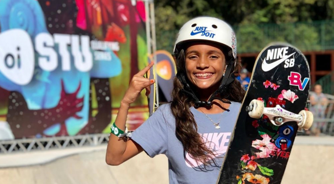 Campeã mundial de skate mais jovem do mundo é brasileira: 11 anos