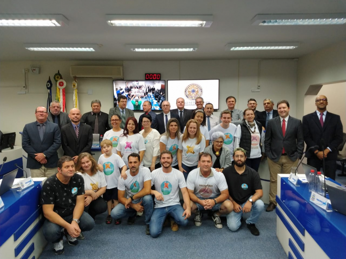 Instituto Nossa Família recebe título de utilidade pública pela Câmara de Vereadores de Tubarão