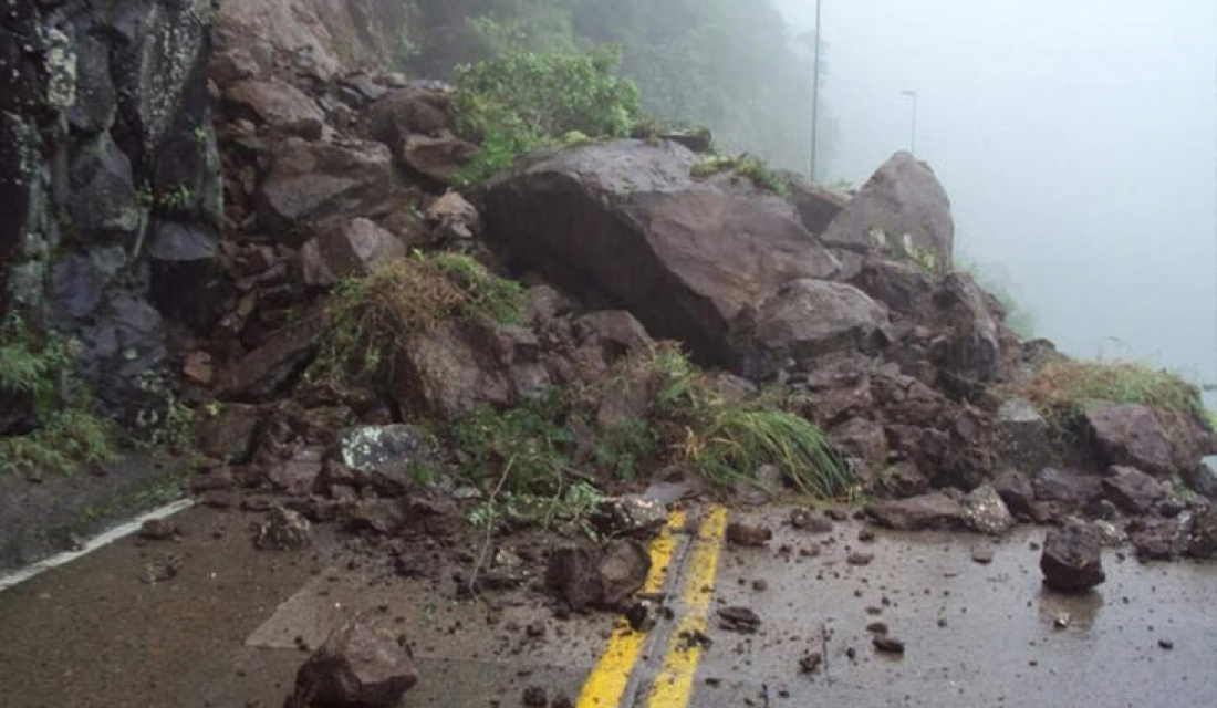 Sem projetos para contenções na Serra do Rio do Rastro