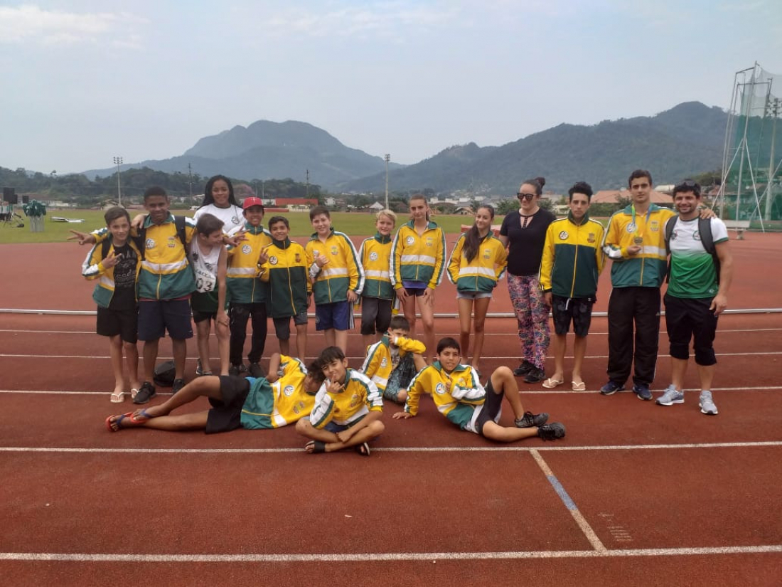 São Ludgero conquista ouro, prata e bronze na segunda etapa do Campeonato Estadual Sub 14 e Sub 16 de Atletismo