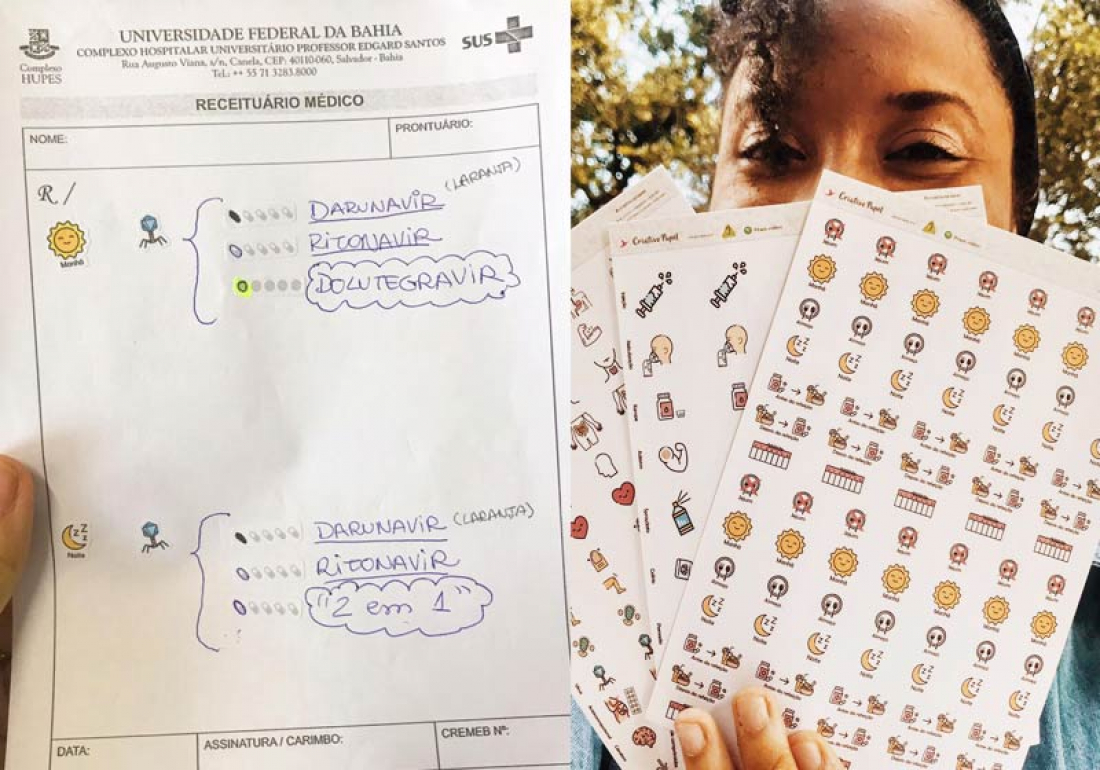 No país: médicas criam adesivos para receita e ajudam pacientes analfabetos