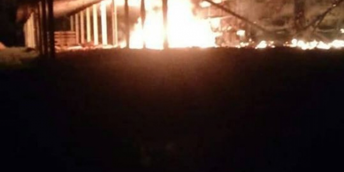 Incêndio atinge galpão em Grão-Pará