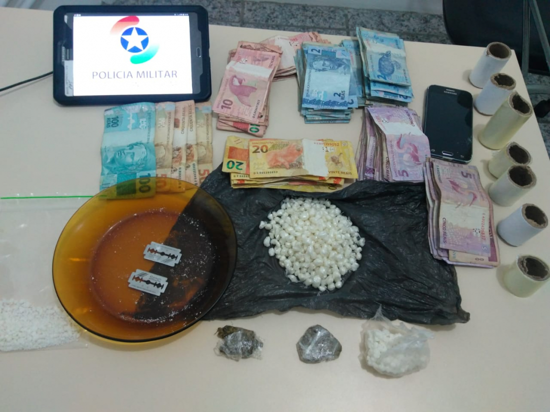 Mãe e filho são detidos por tráfico de drogas em Tubarão