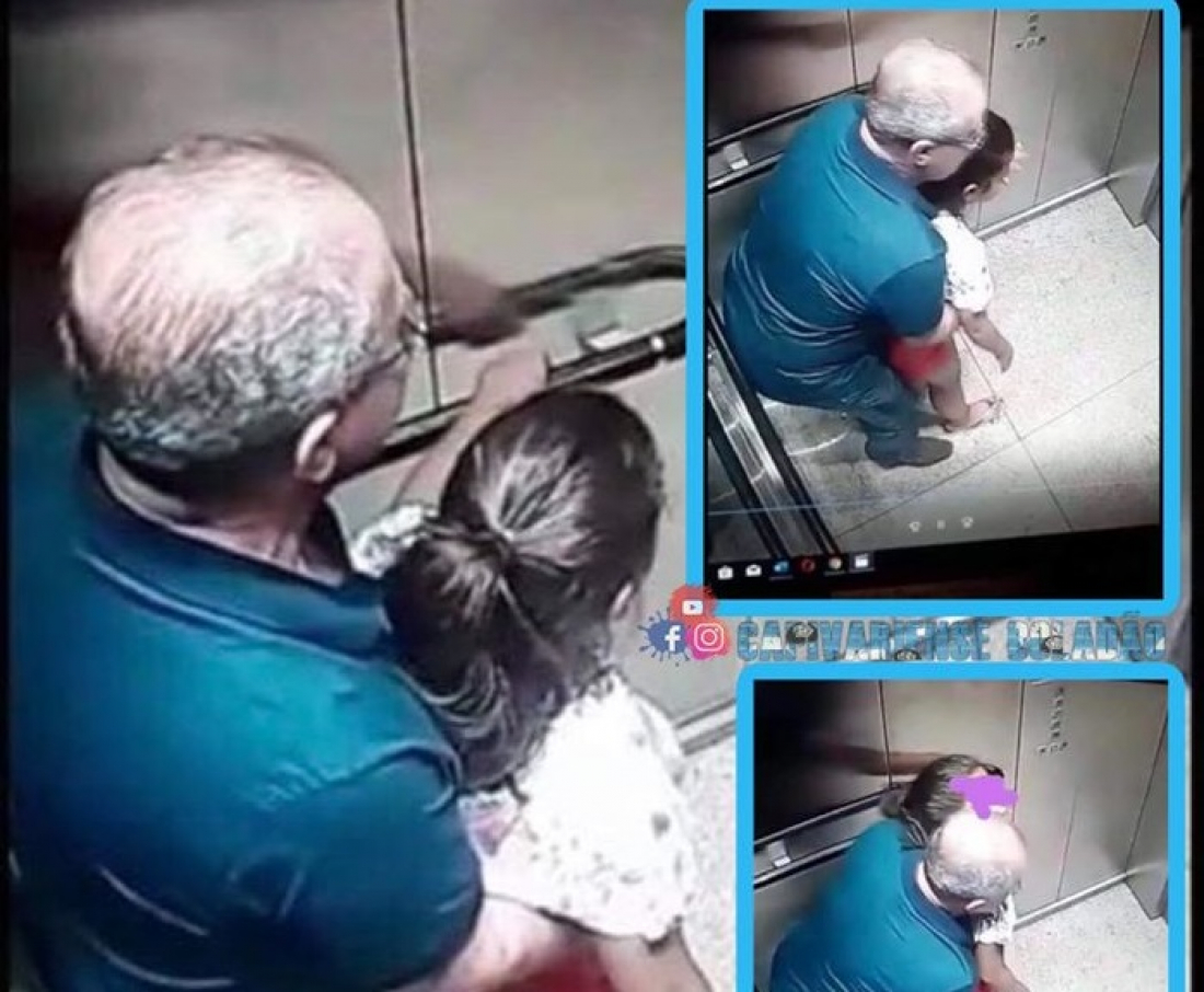 Pelo País: Câmeras de segurança flagram homem suspeito de estuprar afilhada de 9 anos em elevador de shopping