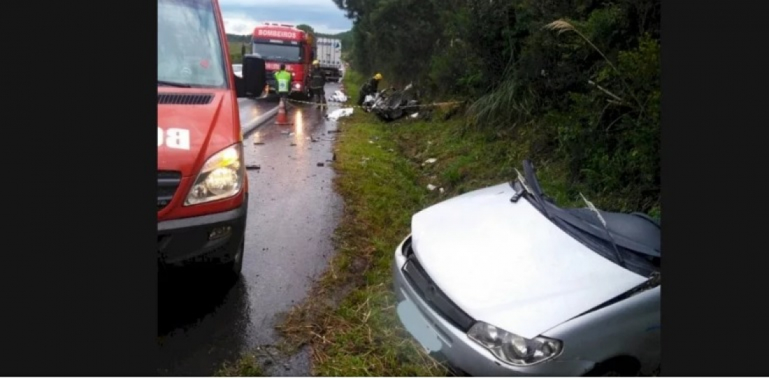 Acidente mata mãe e três filhos em Santa Catarina