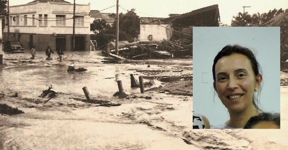 'Não conseguimos salvar nada' relembra servidora de Tubarão, que tinha 8 anos na enchente de 1974