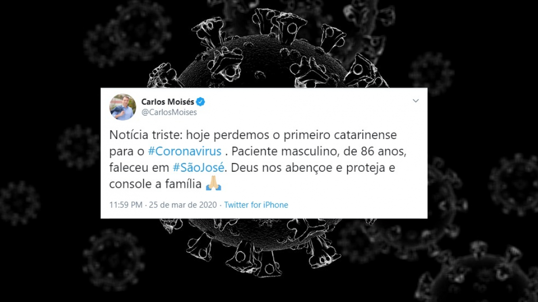 Primeira vítima do coronavírus em SC passou por quatro municípios antes de morrer