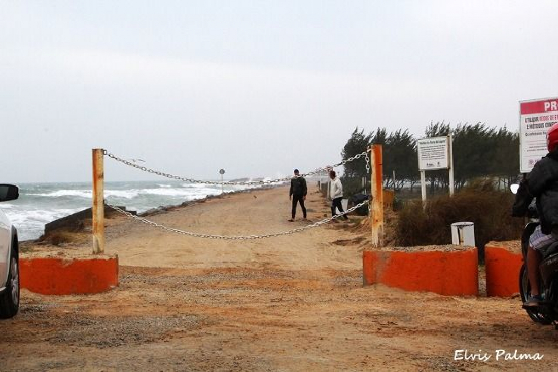 Acesso ao Molhes em Laguna ganha passagem para veículos de segurança