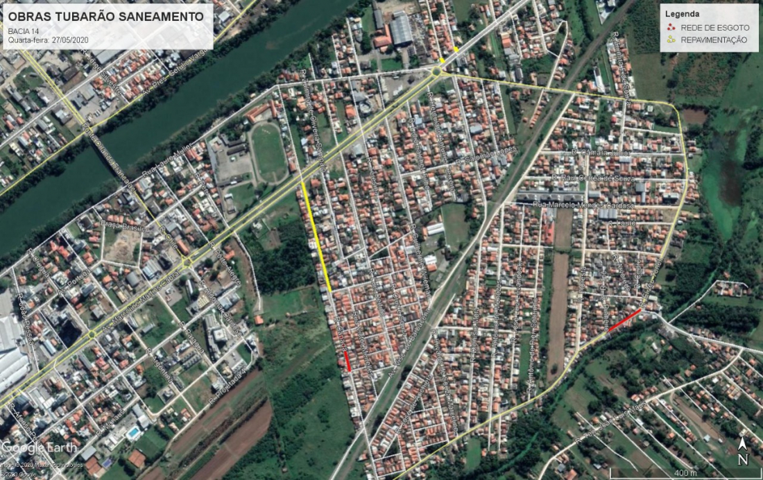 Confira as obras da Tubarão Saneamento desta quarta-feira (27)