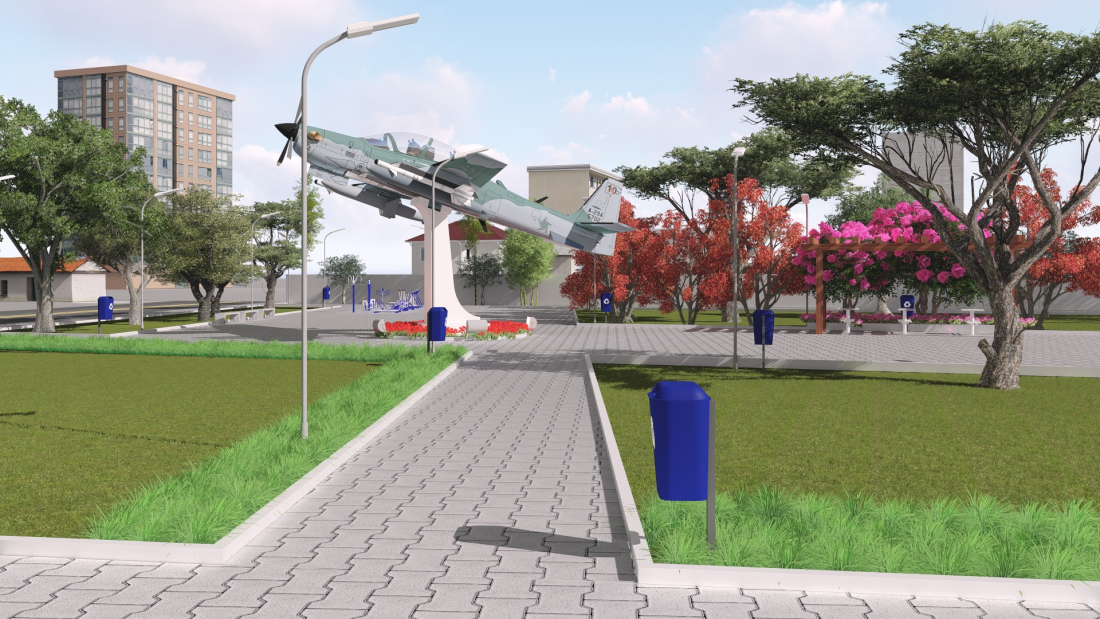 Lançada a licitação para obras de construção da praça com memorial ao Aeroporto Anita Garibaldi
