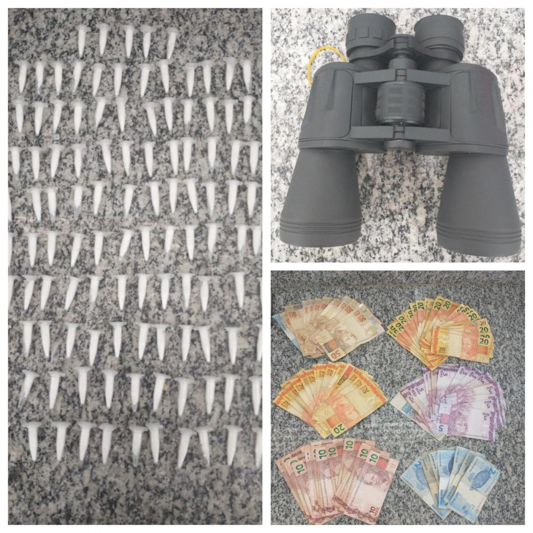  Polícia apreende 140 pinos de cocaína em residência em Tubarão