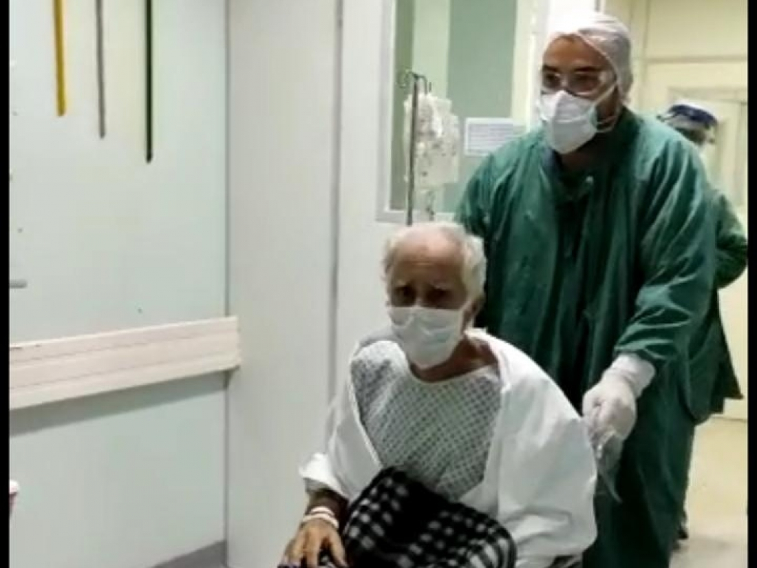 Coronavírus: após 23 dias de internação, idoso deixa UTI do HNSC, em Tubarão