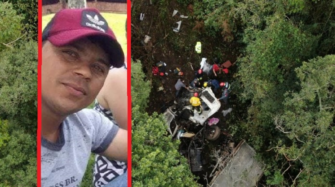 Identificado o caminhoneiro que caiu em abismo na Serra do Rio do Rastro