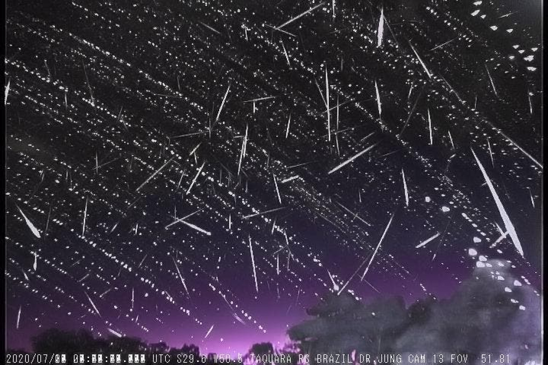 Chuva de meteoros ilumina o céu do Sul do Brasil