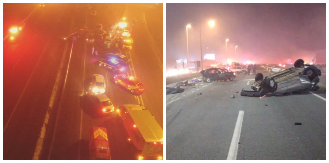 Acidente envolvendo 22 veículos deixa oito mortos em rodovia do Paraná