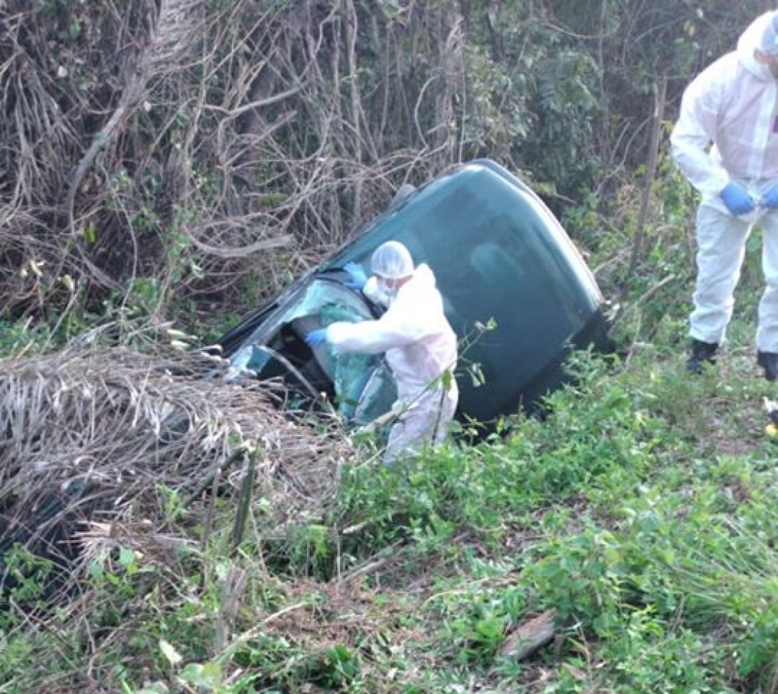 Idosa fica ferida após capotamento de veículo em São Martinho
