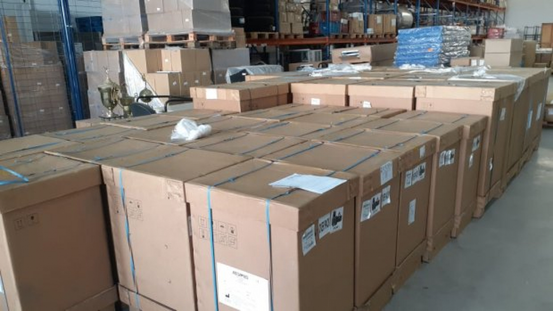 Santa Catarina recebe 20 ventiladores pulmonares para combate à Covid-19