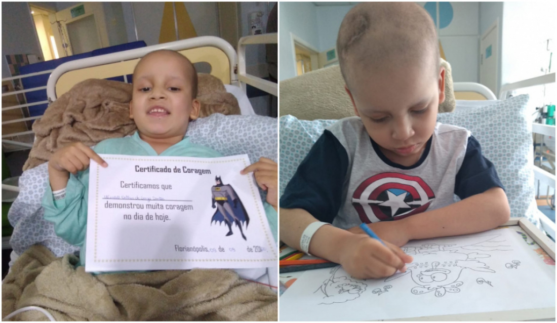 Braço do Norte: criança de 5 anos faz vaquinha para tratar tumor no cérebro