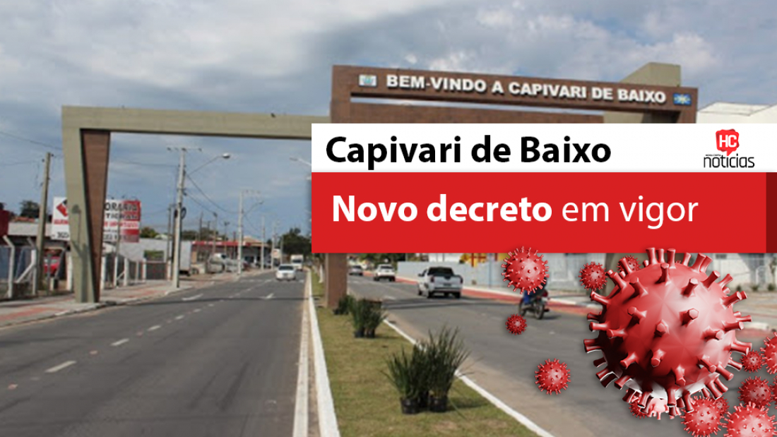 Capivari de Baixo publica novo decreto devido ao agravamento da pandemia