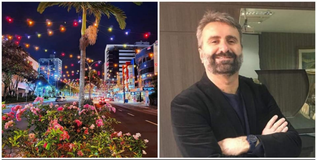 'Queremos levar cultura com responsabilidade', afirma Felipe Nascimento (CDL) sobre apresentação musical no Centro de Tubarão 