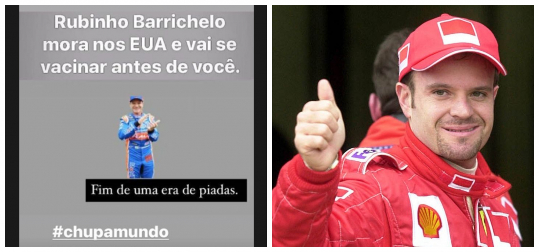 Parece que o jogo virou: Rubinho comemora que receberá vacina primeiro