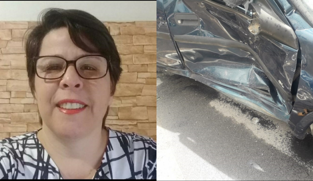 Após perder carro em acidente, professora de Tubarão precisa de ajuda para tratamento do marido