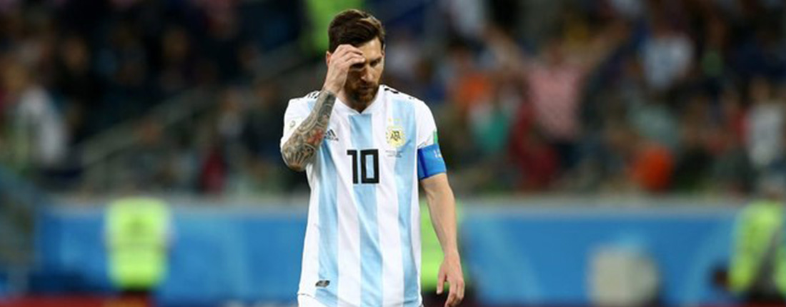 Messi não joga mais pela Argentina em 2018