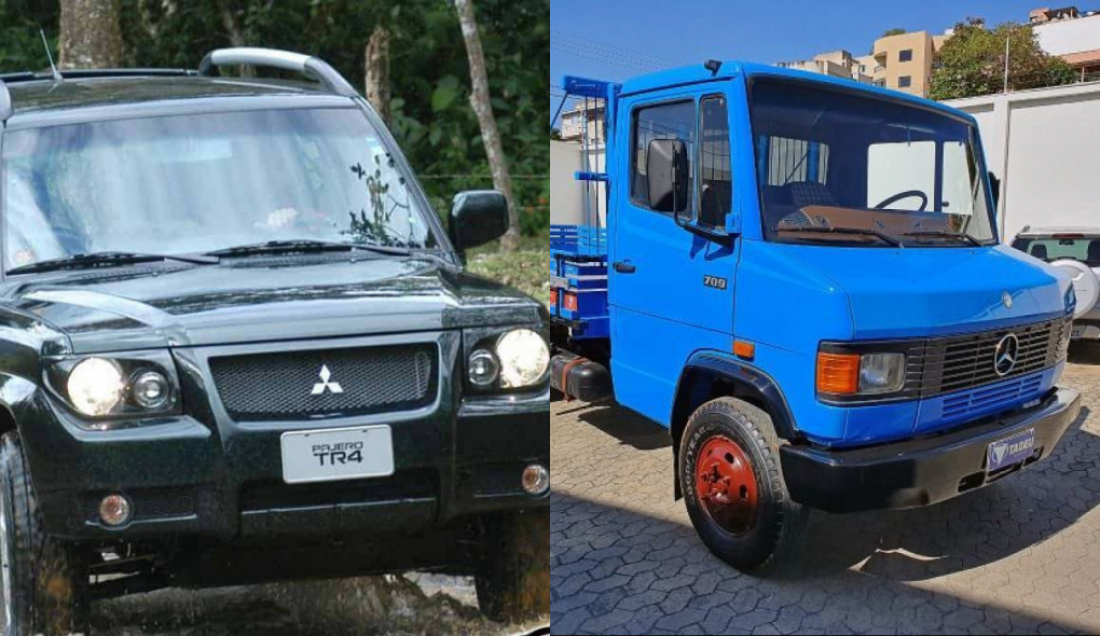 Caminhão e veículo são furtados de loja de automóveis em Braço do Norte