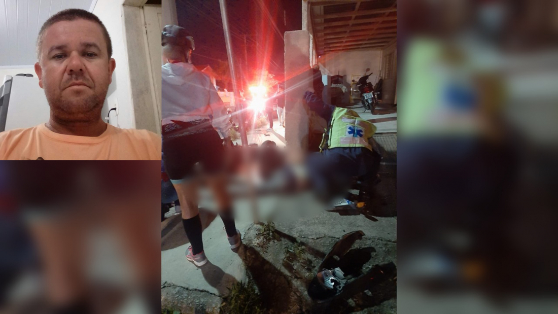 (Atualização) Acidente no bairro Humaitá de Cima deixa um morto e outros dois feridos