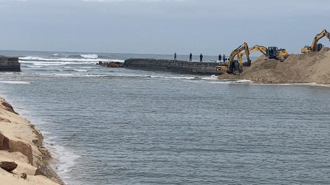 Abertura da boca da Barra do Camacho foi realizada neste domingo (6)