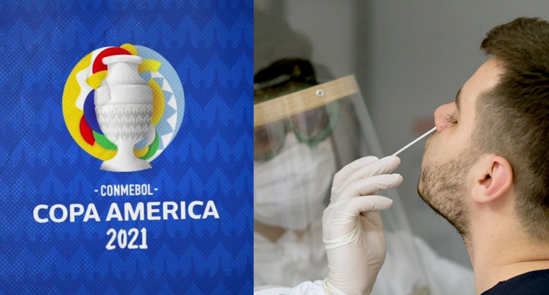 Jogadores da Copa América farão testes de Covid-19 a cada dois dias