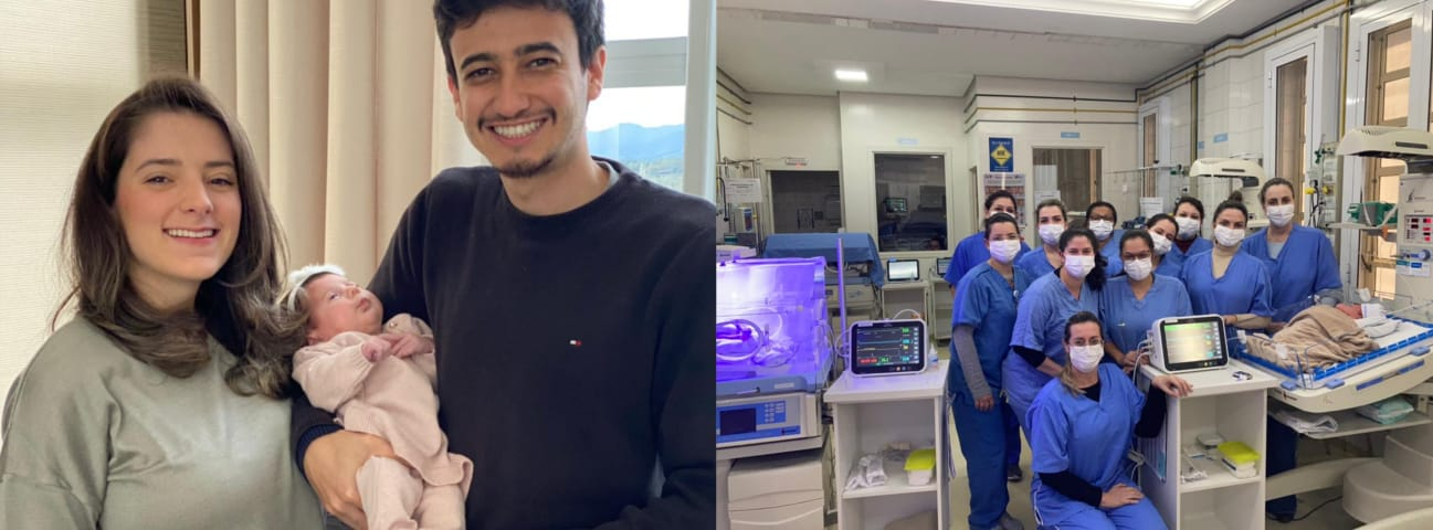 No HNSC: bebê de três dias de vida passa por cirurgia para retirar tumor raro