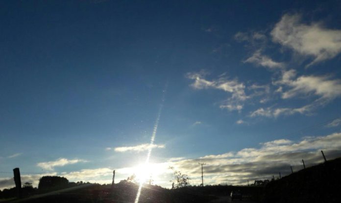 Terça-feira ensolarada e fria em SC #Tempo