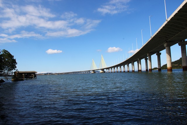 Atenção: Trabalhos sobre a ponte Anita Garibaldi serão feitos nesta terça-feira (28) #BR101