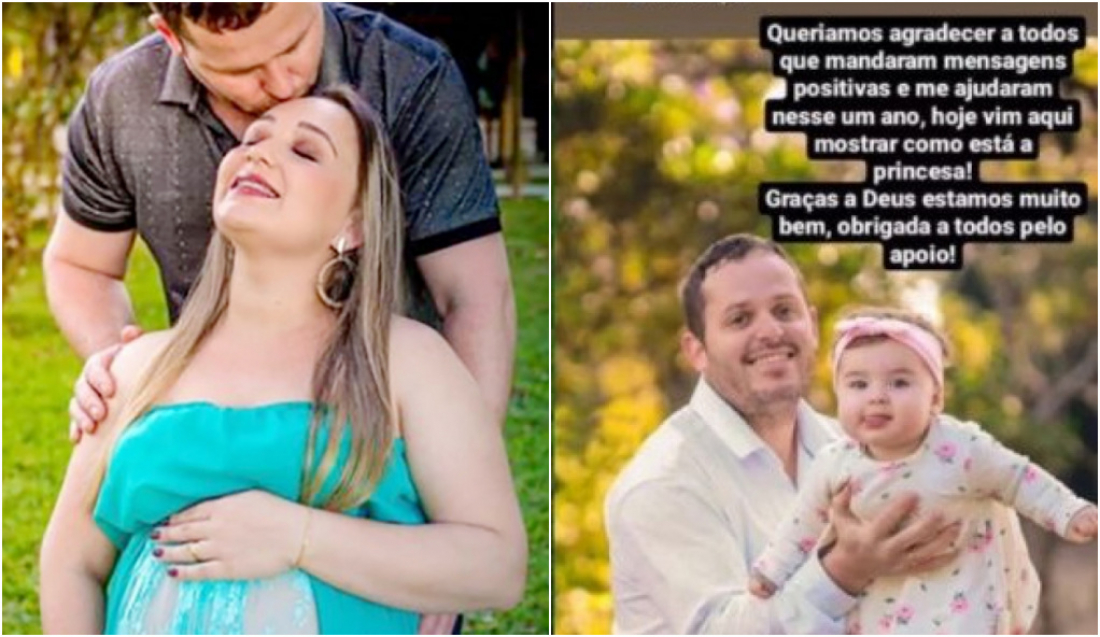 Marido de grávida assassinada mostra filha um ano após o crime que chocou o país