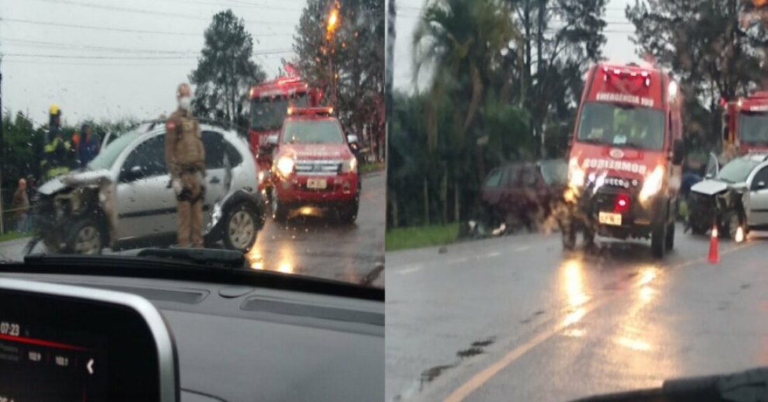 Em SC: Após ser esfaqueada, jovem morre em acidente a caminho do hospital