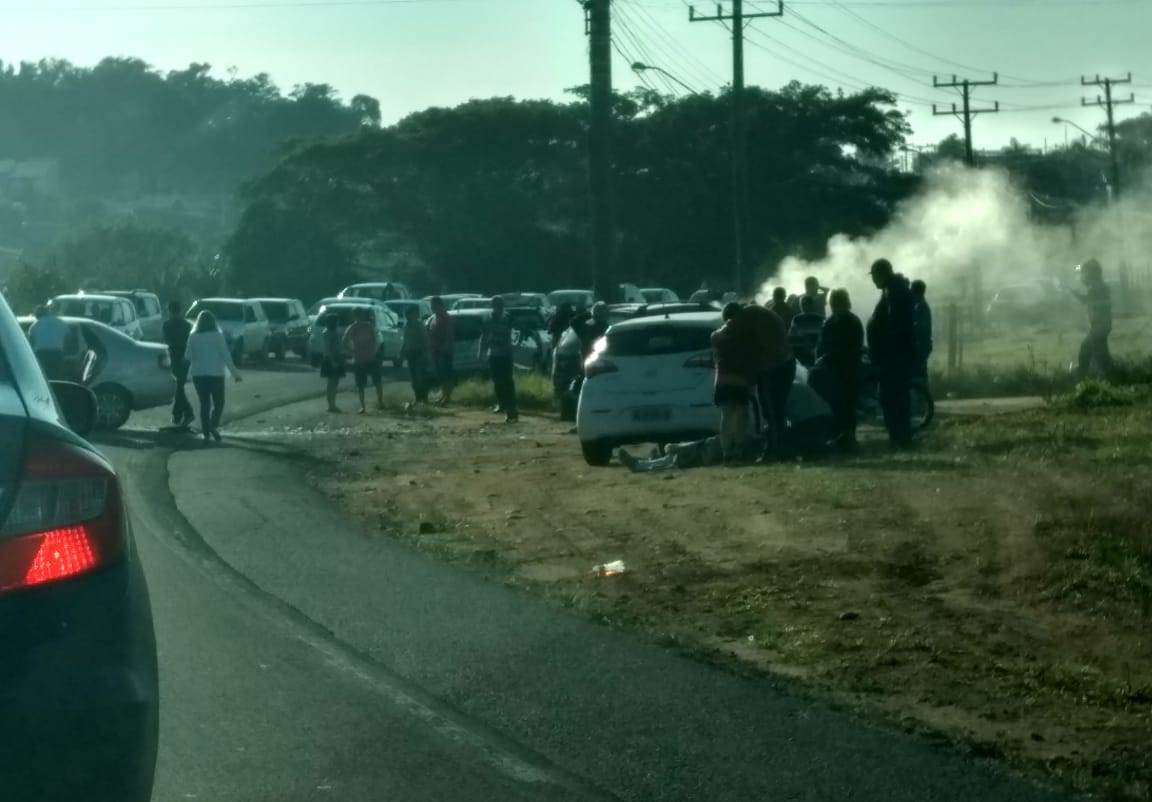 Ocorrência em andamento: Dois acidentes na SC-443 mobilizam socorristas #NoSul