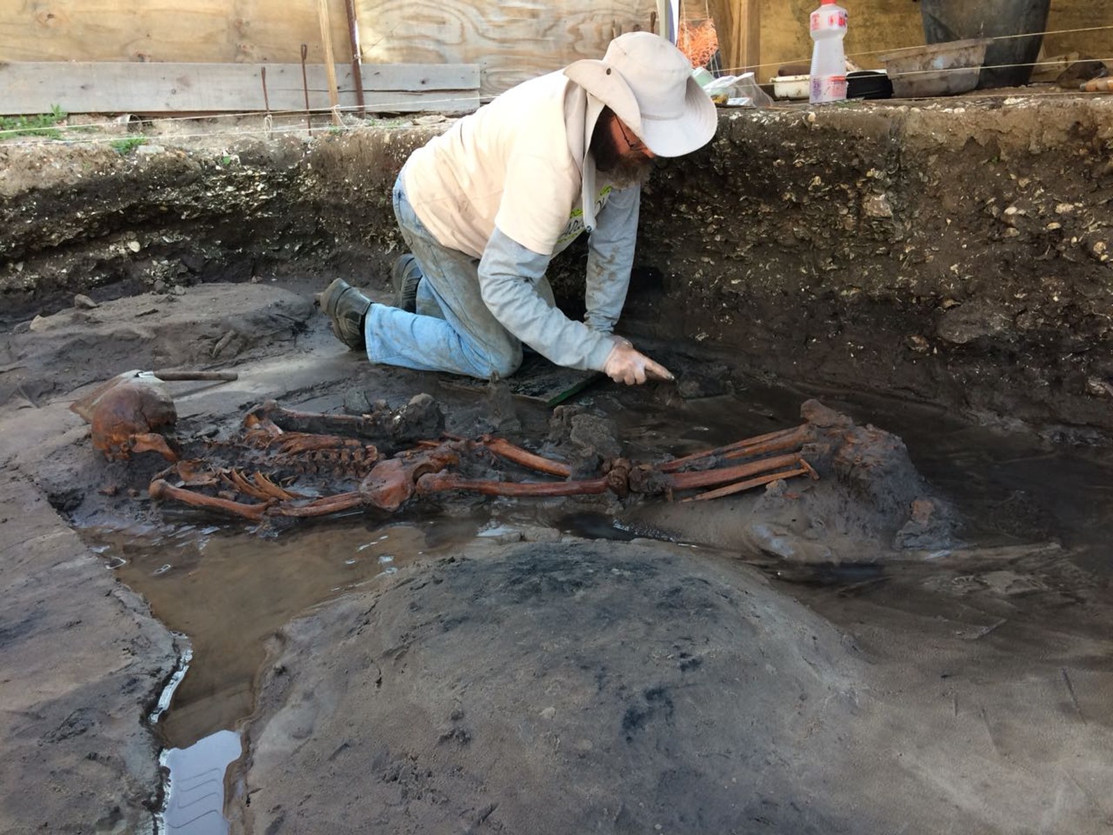 Esqueleto pré-histórico é encontrado em Florianópolis #NoEstado