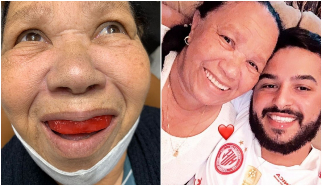 Retribuição: Vendedor de Gravatal realiza sonho e paga próteses dentárias para avó