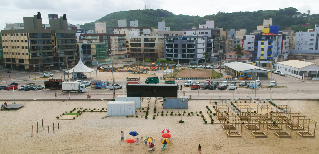 Laguna terá arena esportiva na orla do Mar Grosso