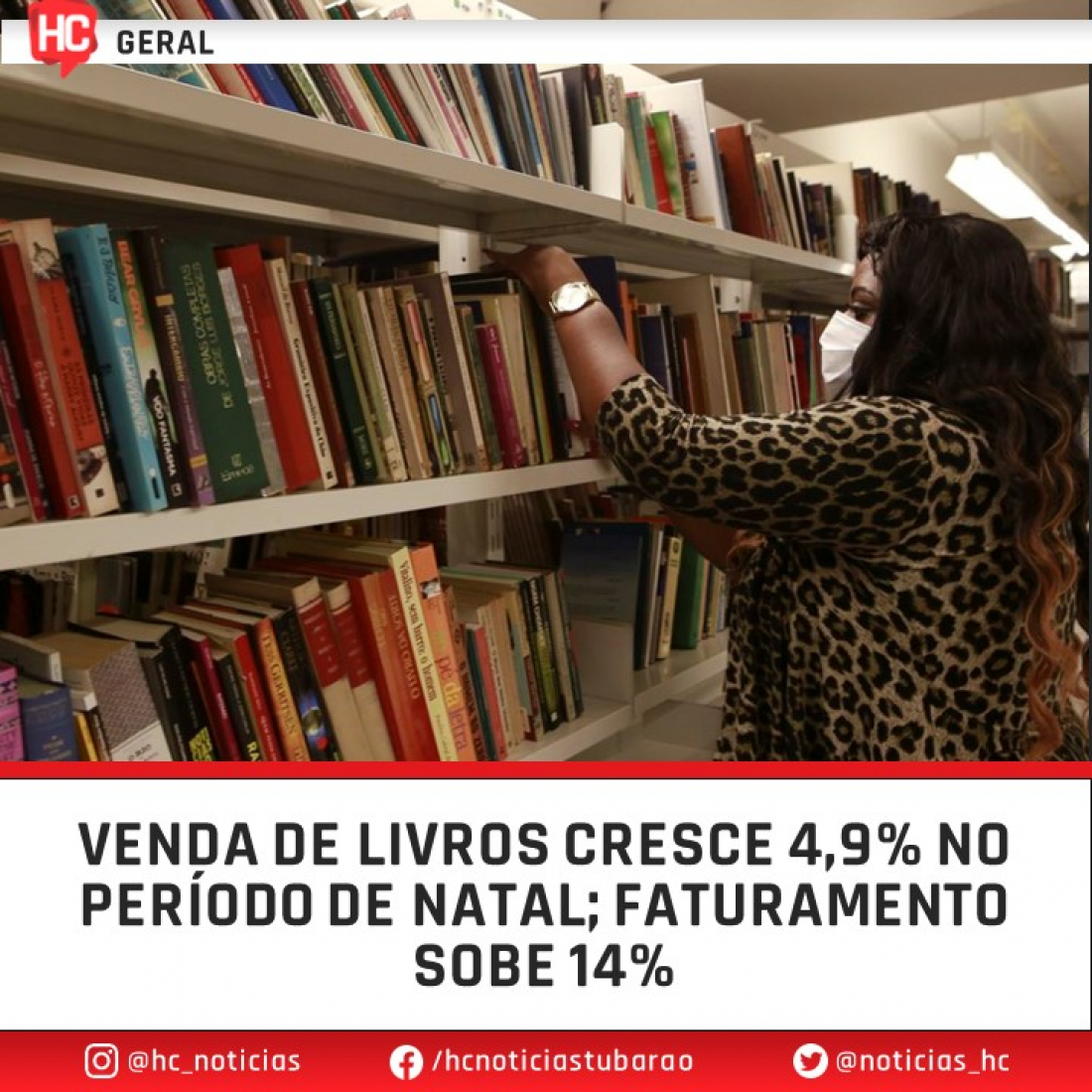 Venda de livros cresce 4,9% no período de Natal; faturamento sobe 14%