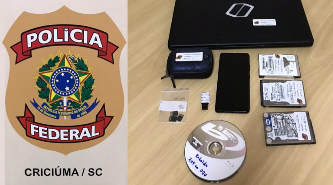 Polícia Federal combate disseminação de pornografia infantil em Tubarão