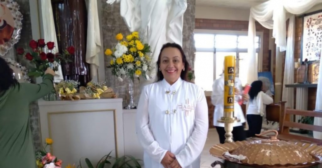 Rosimerie Ribeiro, catequista há mais de 30 anos no bairro Passagem, pede ajuda para tratar tumor cerebral