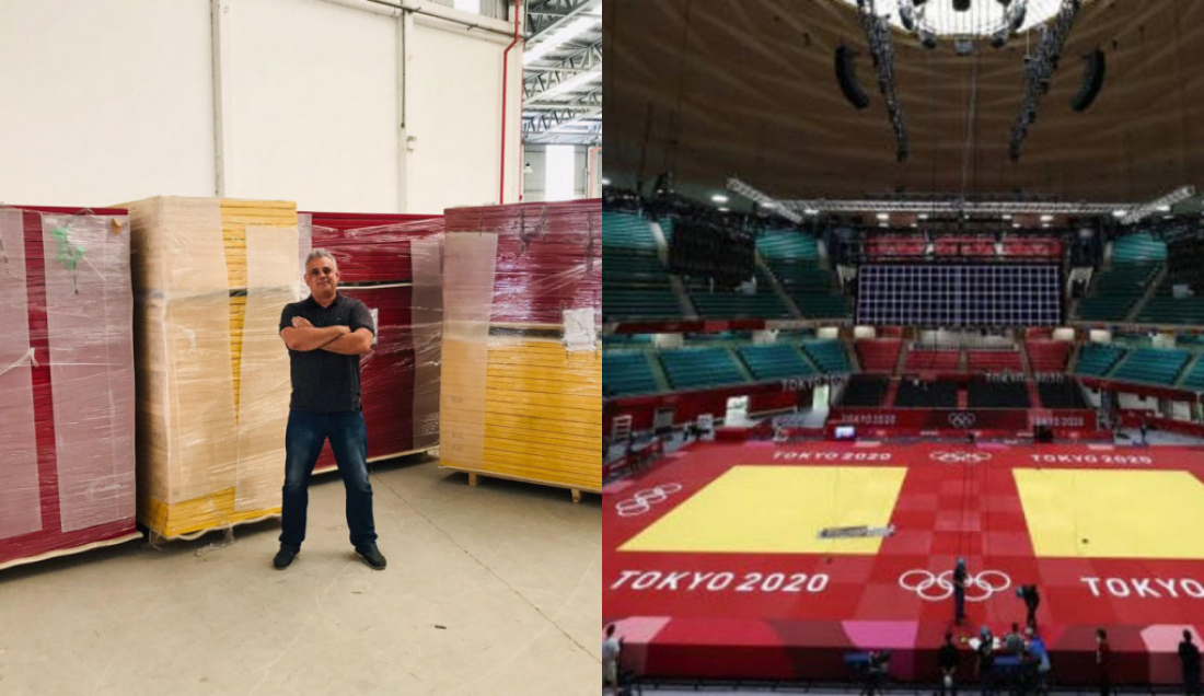 Em SC: Equipe de judô adquire tatame da Olimpíada Toquio 2020