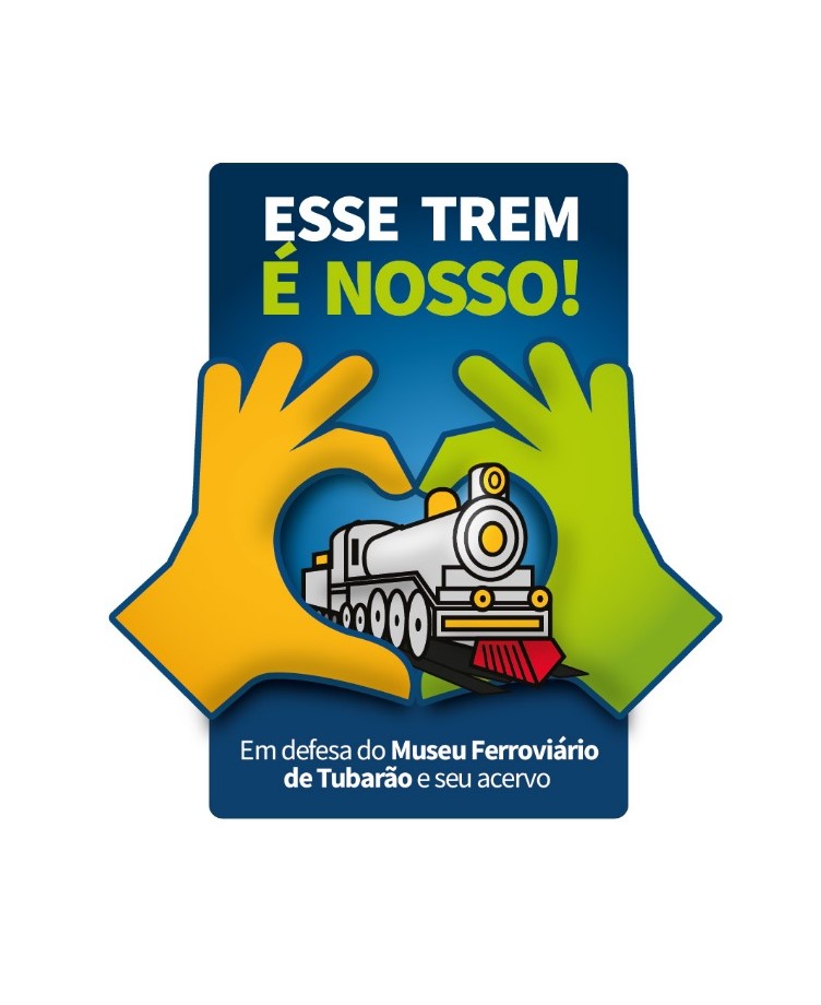 Lançada a campanha em defesa da locomotiva do Museu Ferroviário #EsseTreméNosso
