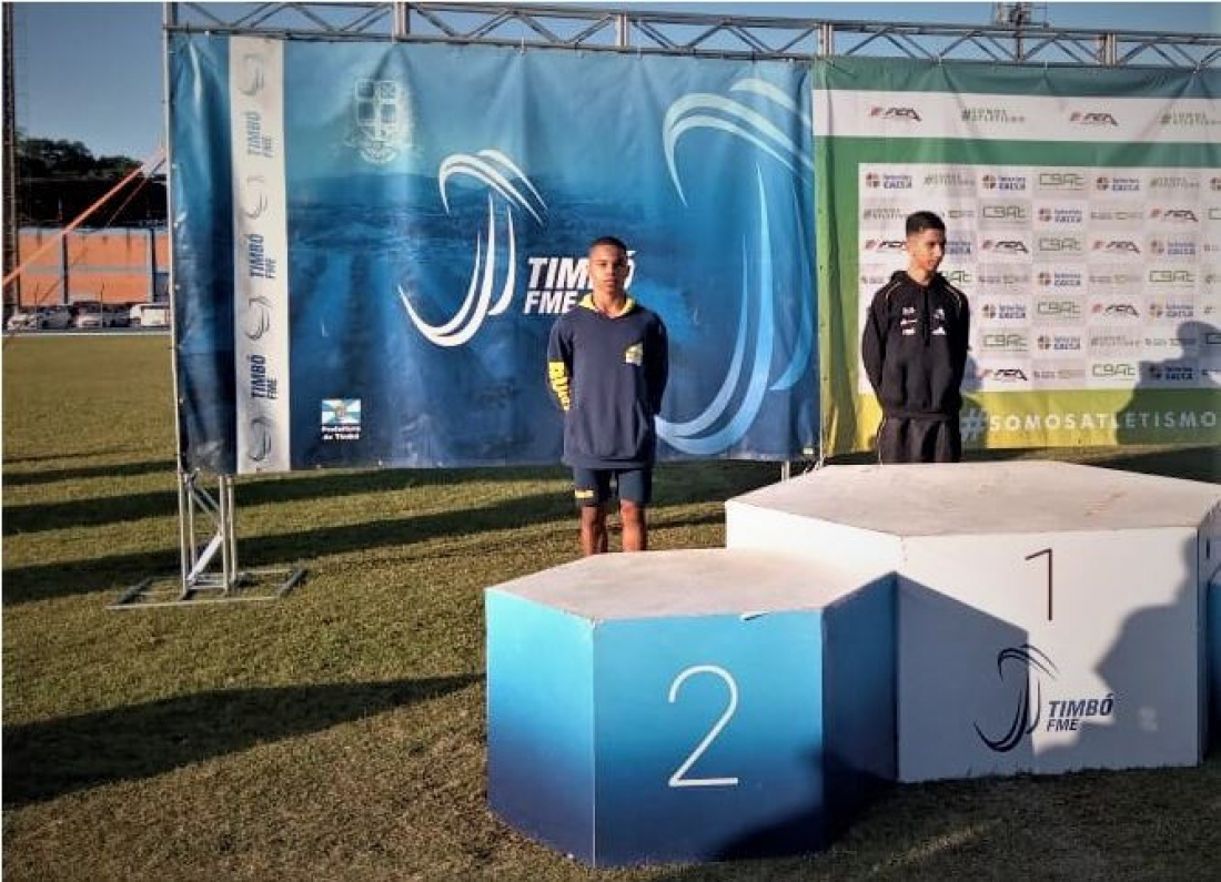 Estudante de Capivari de Baixo conquista medalhas em Estadual de Atletismo