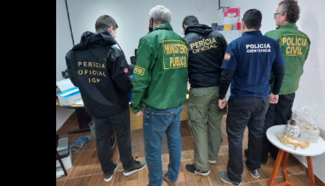 Gaeco cumpre mandados de prisão preventiva, busca e apreensão em Treze de Maio e Jaguaruna