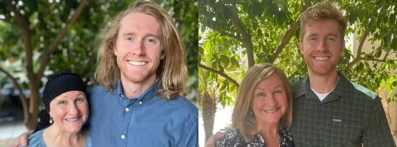 Mundo: homem deixa cabelo crescer por 2 anos para fazer peruca para a mãe que teve tumor