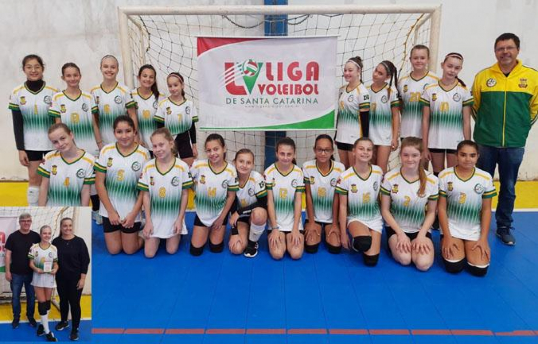 São Ludgero disputa o Sub 13 Feminino da Liga Voleibol de Santa Catarina